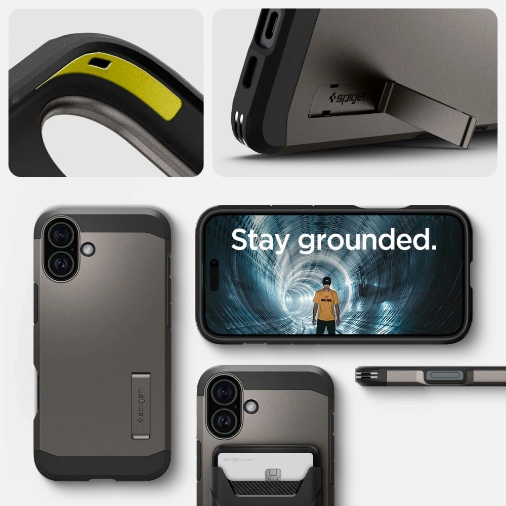 Hurtownia GSM - Spigen Tough Armor Mag Magsafe Apple iPhone 16 Gunmetal - SPN16433 - {ean13} - Hurt