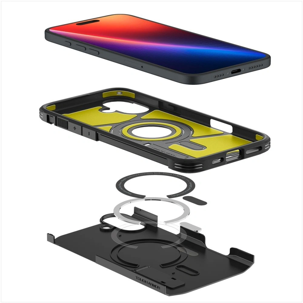 Hurtownia GSM - Spigen Tough Armor Mag Magsafe Apple iPhone 16 Černá - SPN16435 - {ean13} - Hurt