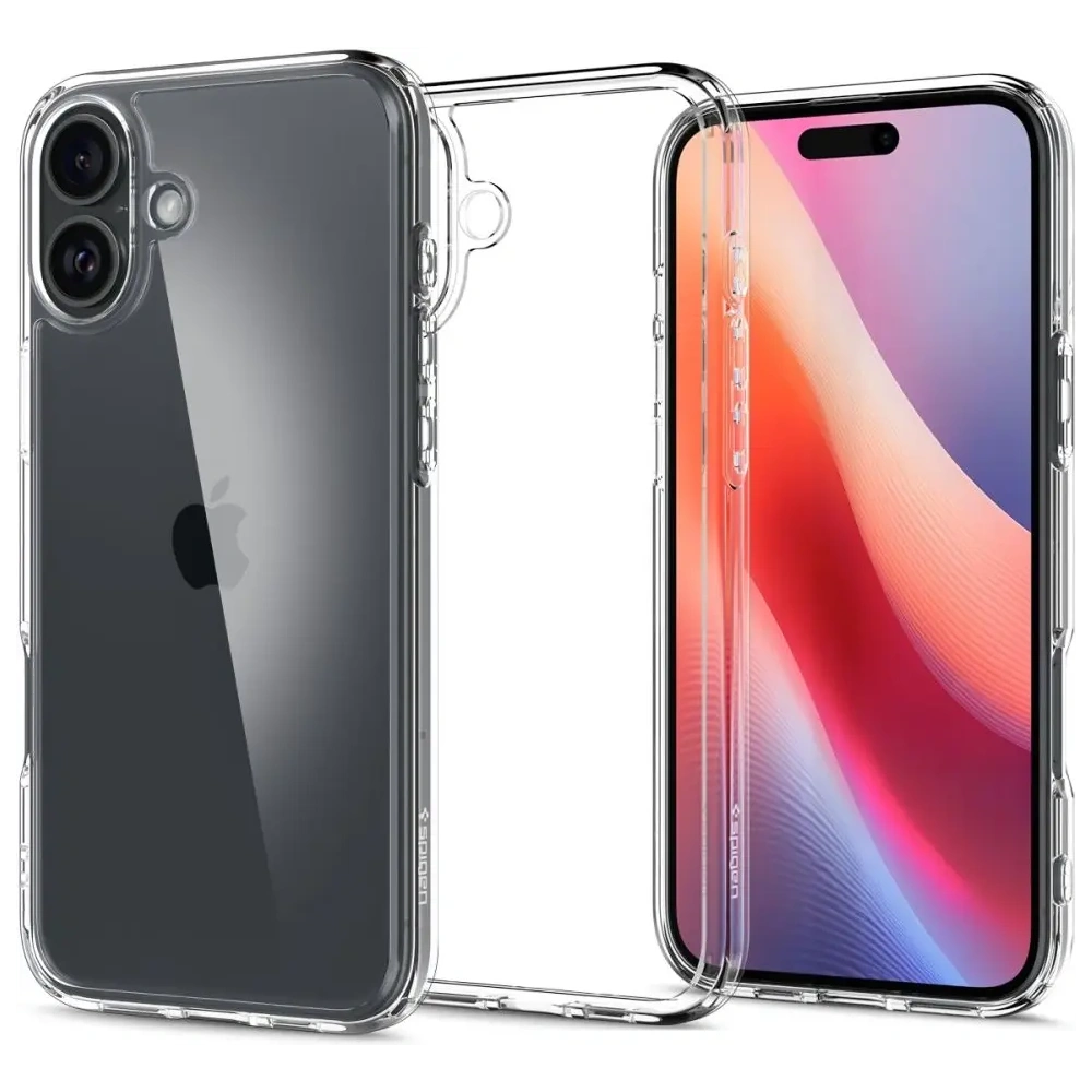 Hurtownia GSM - Etui Spigen Ultra Hybrid Apple iPhone 16 Crystal Clear - SPN16436 - {ean13} - Hurt