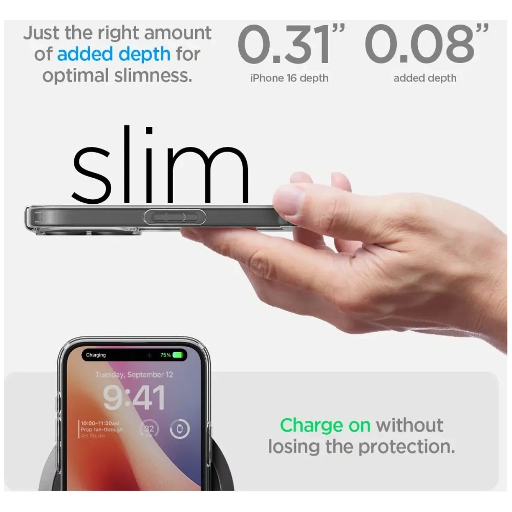 Hurtownia GSM - Spigen Ultra Hybrid Apple iPhone 16 Crystal Clear - SPN16436 - {ean13} - Hurt