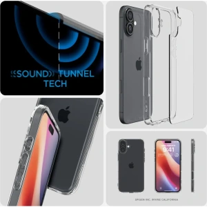 Etui Spigen Ultra Hybrid Apple iPhone 16 Crystal Clear - iPhone 16 - Spigen
