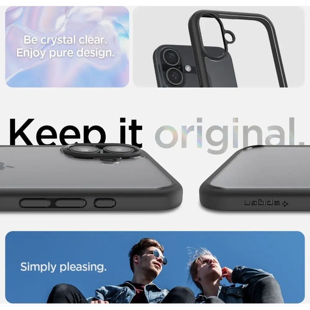 Hurtownia GSM - Spigen Ultra Hybrid Apple iPhone 16 Matně černý - SPN16437 - {ean13} - Hurt
