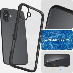 Etui Spigen Ultra Hybrid Apple iPhone 16 Matte Black - iPhone 16 - Spigen