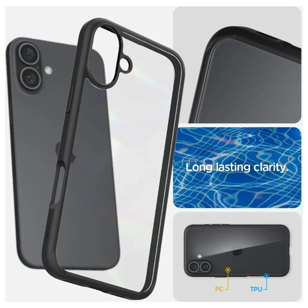 Hurtownia GSM - Spigen Ultra Hybrid Apple iPhone 16 Matt Fekete - SPN16437 - {ean13} - Hurt
