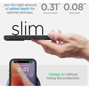 Etui Spigen Ultra Hybrid Apple iPhone 16 Matte Black - iPhone 16 - Spigen
