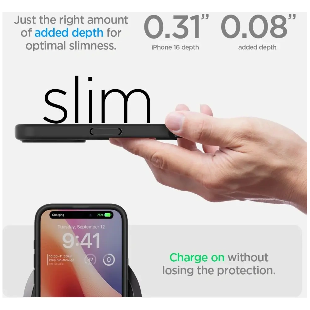 Hurtownia GSM - Spigen Ultra Hybrid Apple iPhone 16 Matně černý - SPN16437 - {ean13} - Hurt