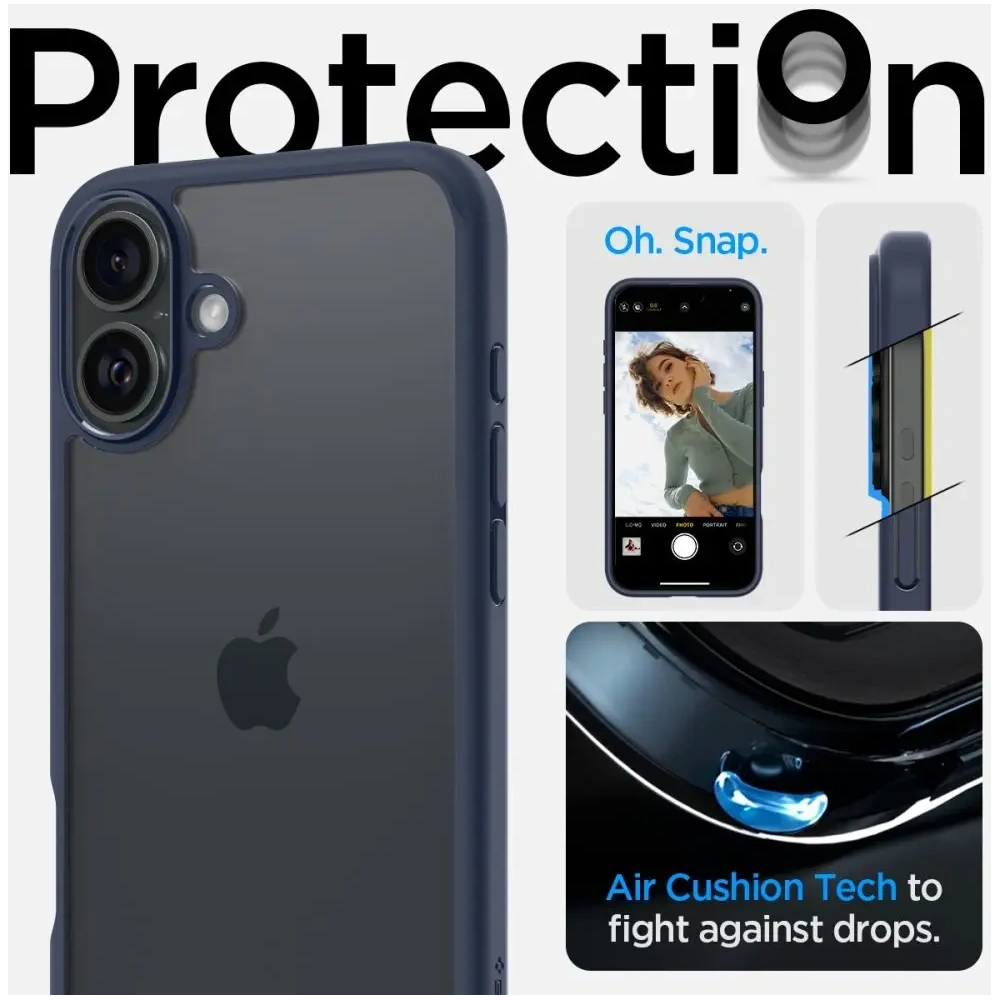 Hurtownia GSM - Spigen Ultra Hybrid Apple iPhone 16 Sötétkék - SPN16438 - {ean13} - Hurt