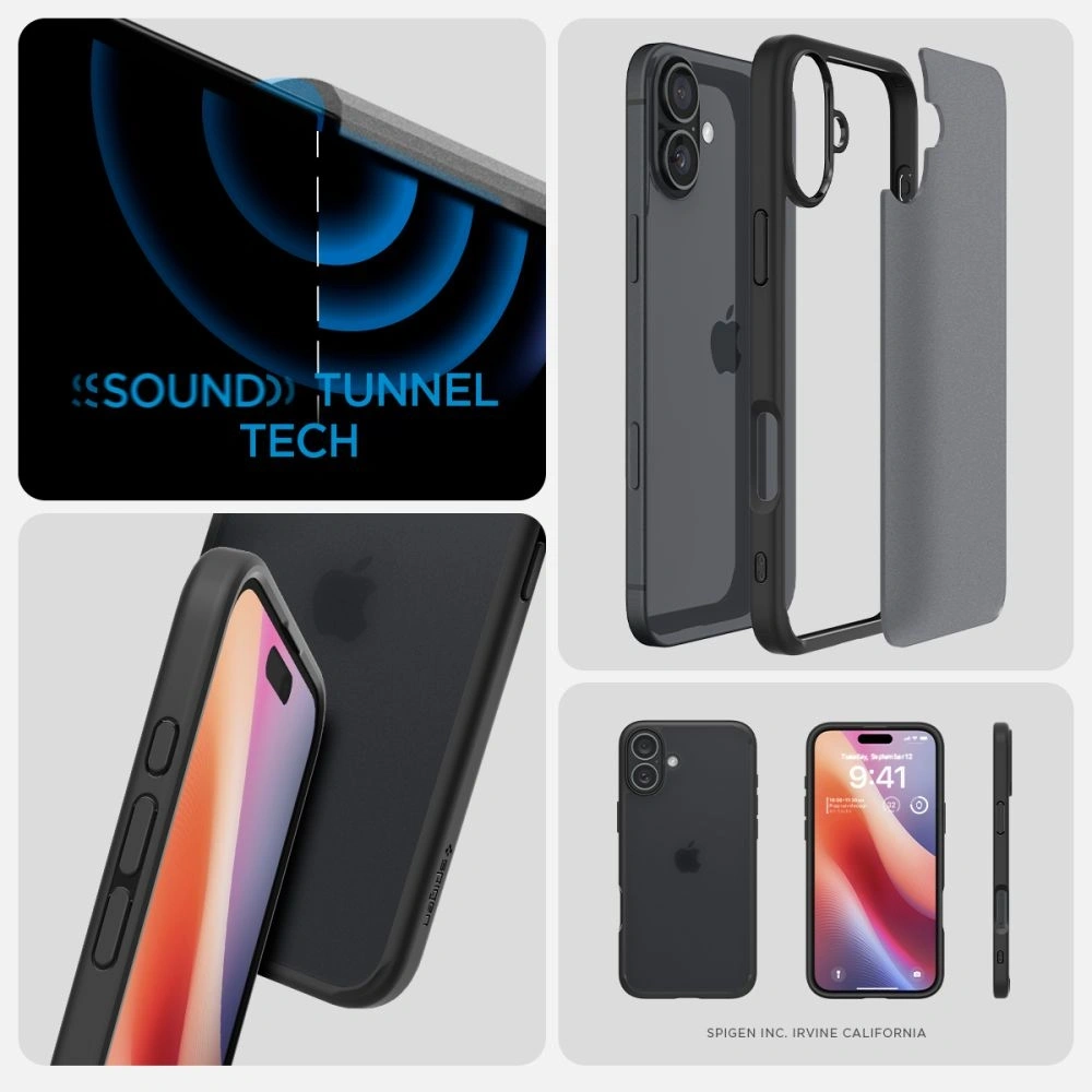 Hurtownia GSM - Spigen Ultra Hybrid Apple iPhone 16 Frost Black - SPN16439 - {ean13} - Hurt