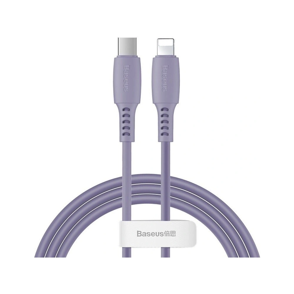 Hurtownia GSM - USB-C zu Lightning Kabel Baseus Colourful, PD, 18W, 1.2m (lila) - BSU1008PRP - {ean13} - Hurt