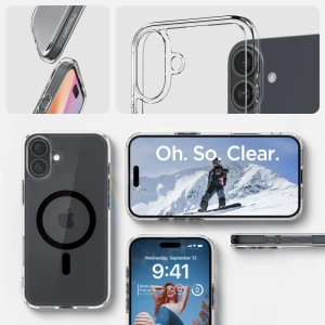 Etui Spigen Ultra Hybrid Mag Magsafe Apple iPhone 16 Black - iPhone 16 - Spigen
