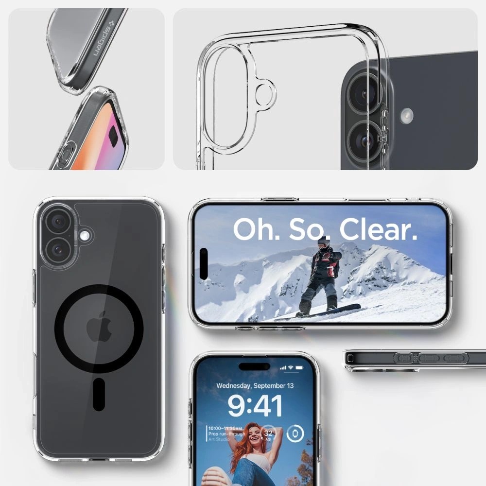 Hurtownia GSM - Spigen Ultra Hybrid Mag Magsafe Apple iPhone 16 Černý - SPN16441 - {ean13} - Hurt