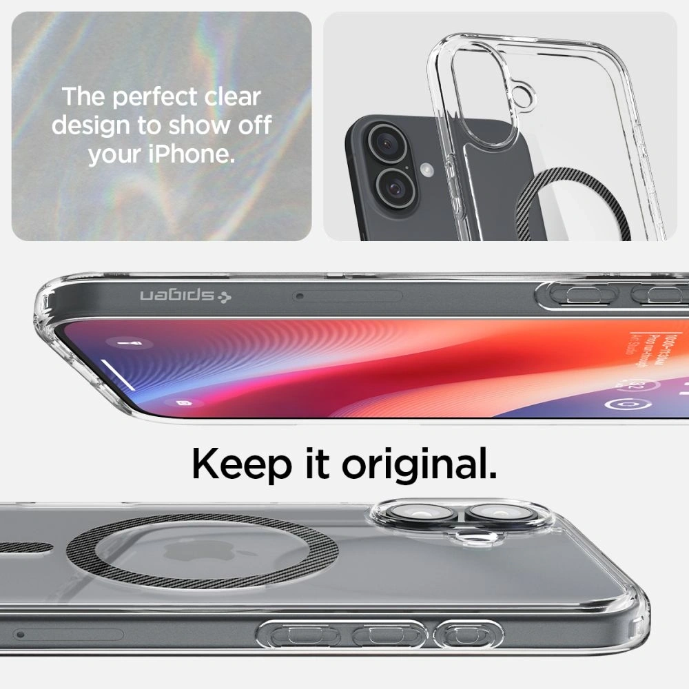 Hurtownia GSM - Spigen Ultra Hybrid Mag Magsafe Apple iPhone 16 Carbon Fiber - SPN16442 - {ean13} - Hurt