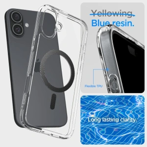 Etui Spigen Ultra Hybrid Mag Magsafe Apple iPhone 16 Carbon Fiber - iPhone 16 - Spigen