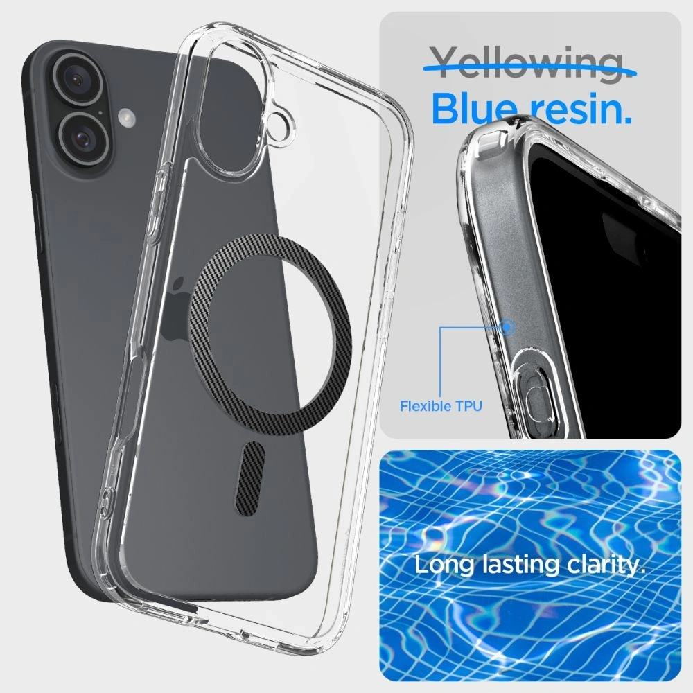 Hurtownia GSM - Spigen Ultra Hybrid Mag Magsafe Apple iPhone 16 Carbon Fiber - SPN16442 - {ean13} - Hurt