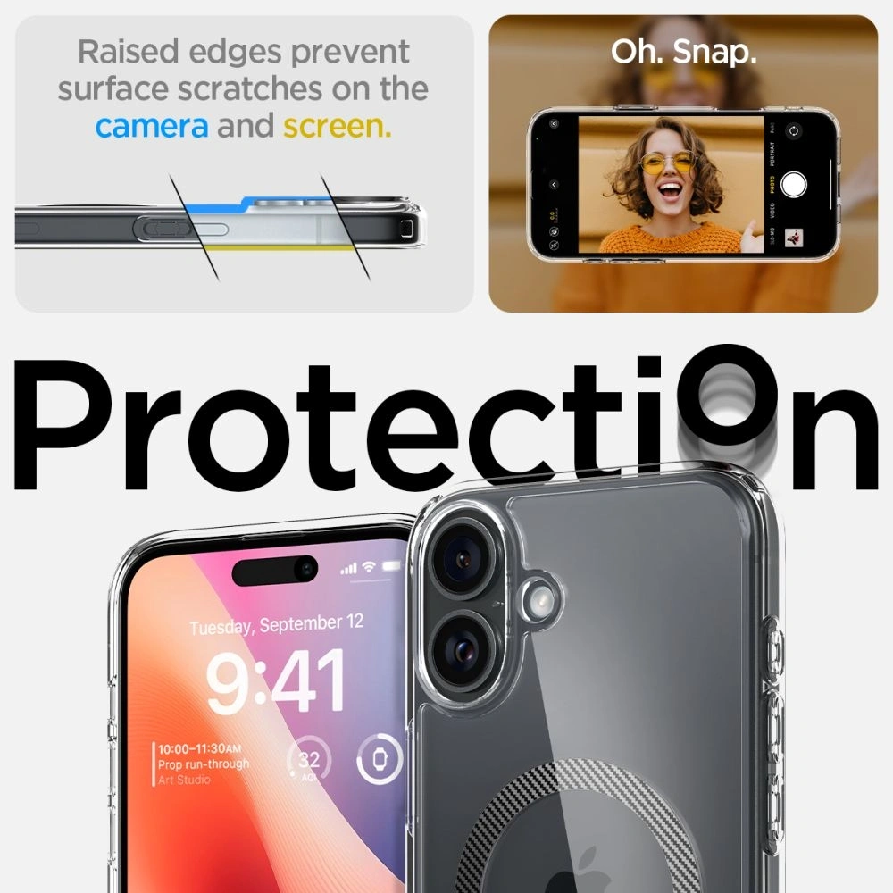 Hurtownia GSM - Spigen Ultra Hybrid Mag Magsafe Apple iPhone 16 Carbon Fiber - SPN16442 - {ean13} - Hurt