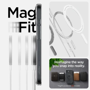 Etui Spigen Ultra Hybrid Mag Magsafe Apple iPhone 16 Carbon Fiber - iPhone 16 - Spigen