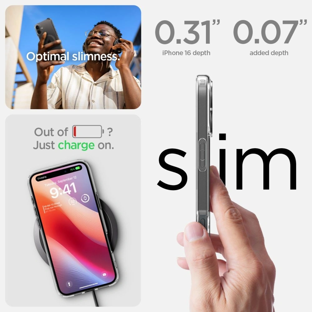 Hurtownia GSM - Spigen Ultra Hybrid Mag Magsafe Apple iPhone 16 Carbon Fiber - SPN16442 - {ean13} - Hurt