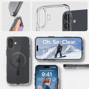 Etui Spigen Ultra Hybrid Mag Magsafe Apple iPhone 16 Carbon Fiber - iPhone 16 - Spigen