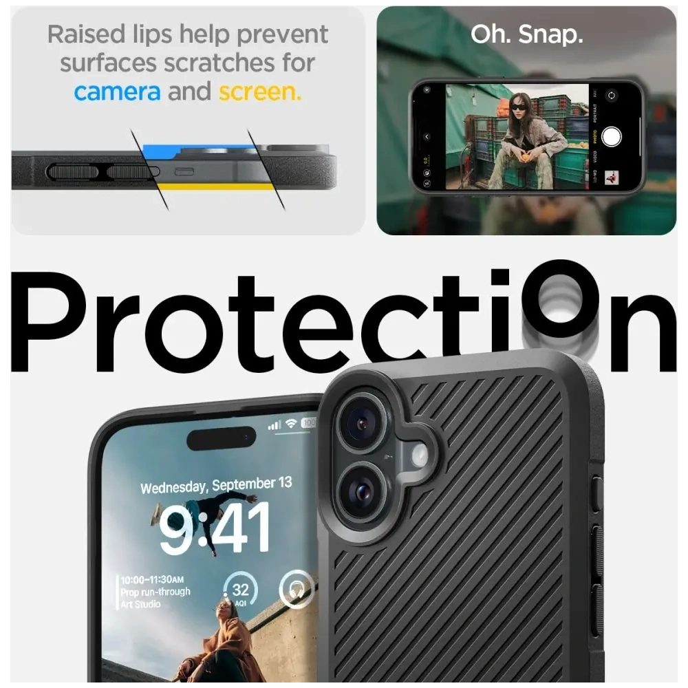 Hurtownia GSM - Spigen Core Armor Apple iPhone 16 Matně Černá - SPN16444 - {ean13} - Hurt