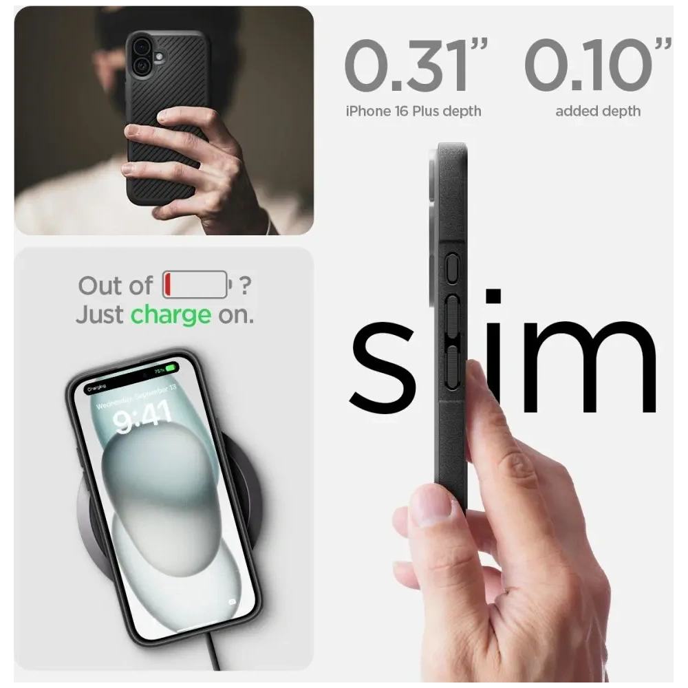 Hurtownia GSM - Spigen Core Armor Apple iPhone 16 Matně Černá - SPN16444 - {ean13} - Hurt