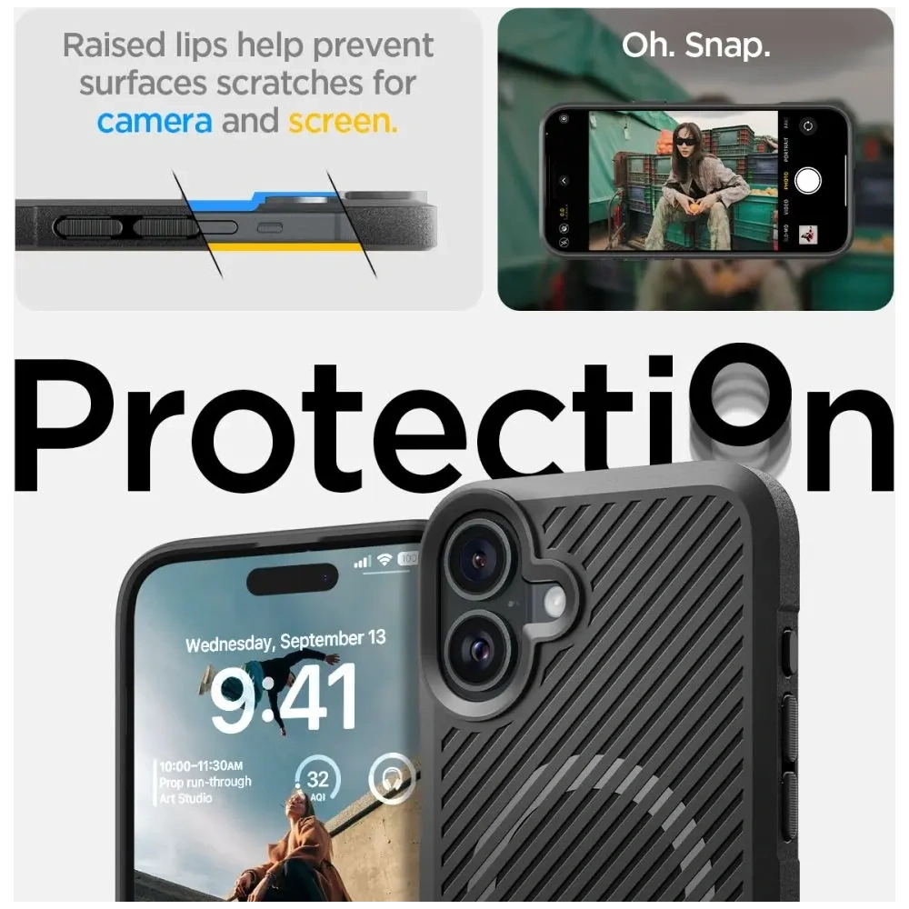 Hurtownia GSM - Spigen Core Armor Mag Magsafe Apple iPhone 16 Matná Černá - SPN16445 - {ean13} - Hurt