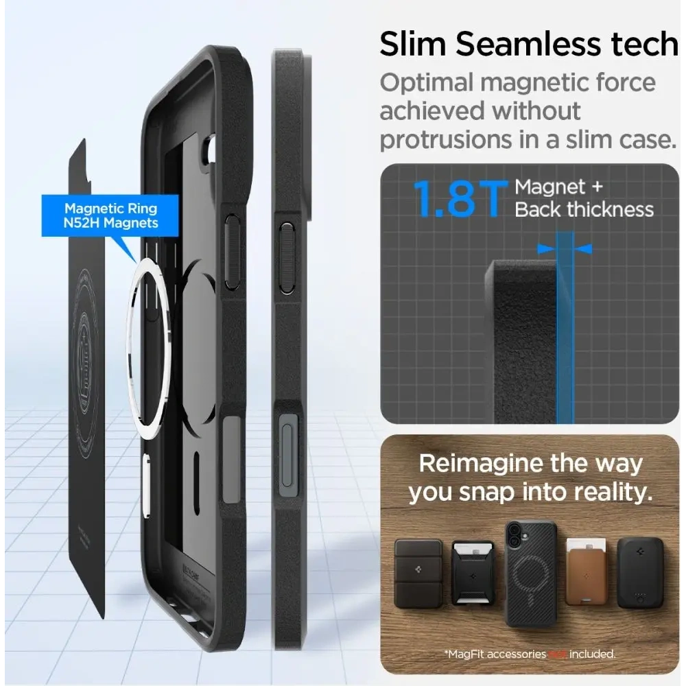 Hurtownia GSM - Spigen Core Armor Mag Magsafe Apple iPhone 16 Matná Černá - SPN16445 - {ean13} - Hurt