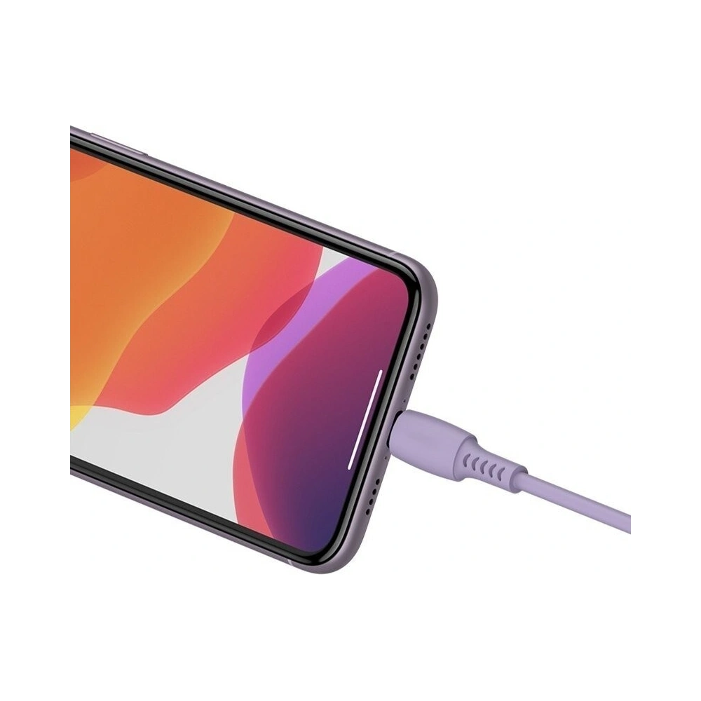 Hurtownia GSM - USB-C zu Lightning Kabel Baseus Colourful, PD, 18W, 1.2m (lila) - BSU1008PRP - {ean13} - Hurt
