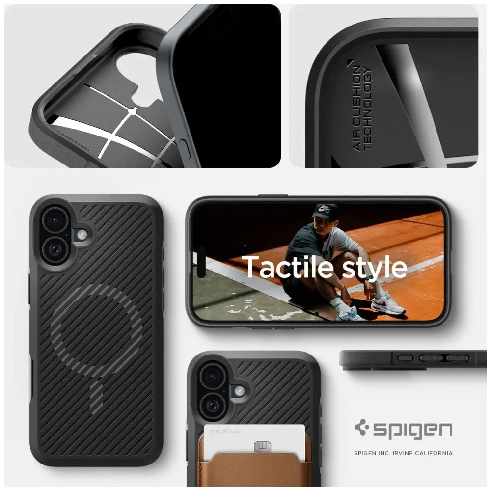 Hurtownia GSM - Spigen Core Armor Mag Magsafe Apple iPhone 16 Matná Černá - SPN16445 - {ean13} - Hurt