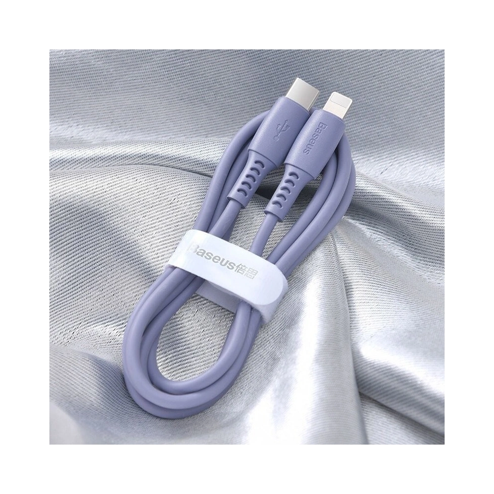Hurtownia GSM - USB-C zu Lightning Kabel Baseus Colourful, PD, 18W, 1.2m (lila) - BSU1008PRP - {ean13} - Hurt