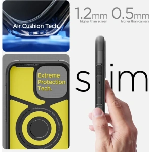 Etui Spigen Slim Armor Mag Magsafe Apple iPhone 16 Black - iPhone 16 - Spigen