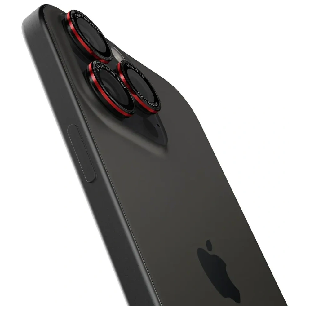 Hurtownia GSM - Szkło hartowane na aparat Spigen Optik Pro L-Series GLAS.tR ez Fit Camera Protector Apple iPhone 14 Pro / Pro Max / 15 Pro / Pro Max / 16 Pro / 16 Pro Max Black [2 PACK] - SPN16448 - {ean13} - Hurt