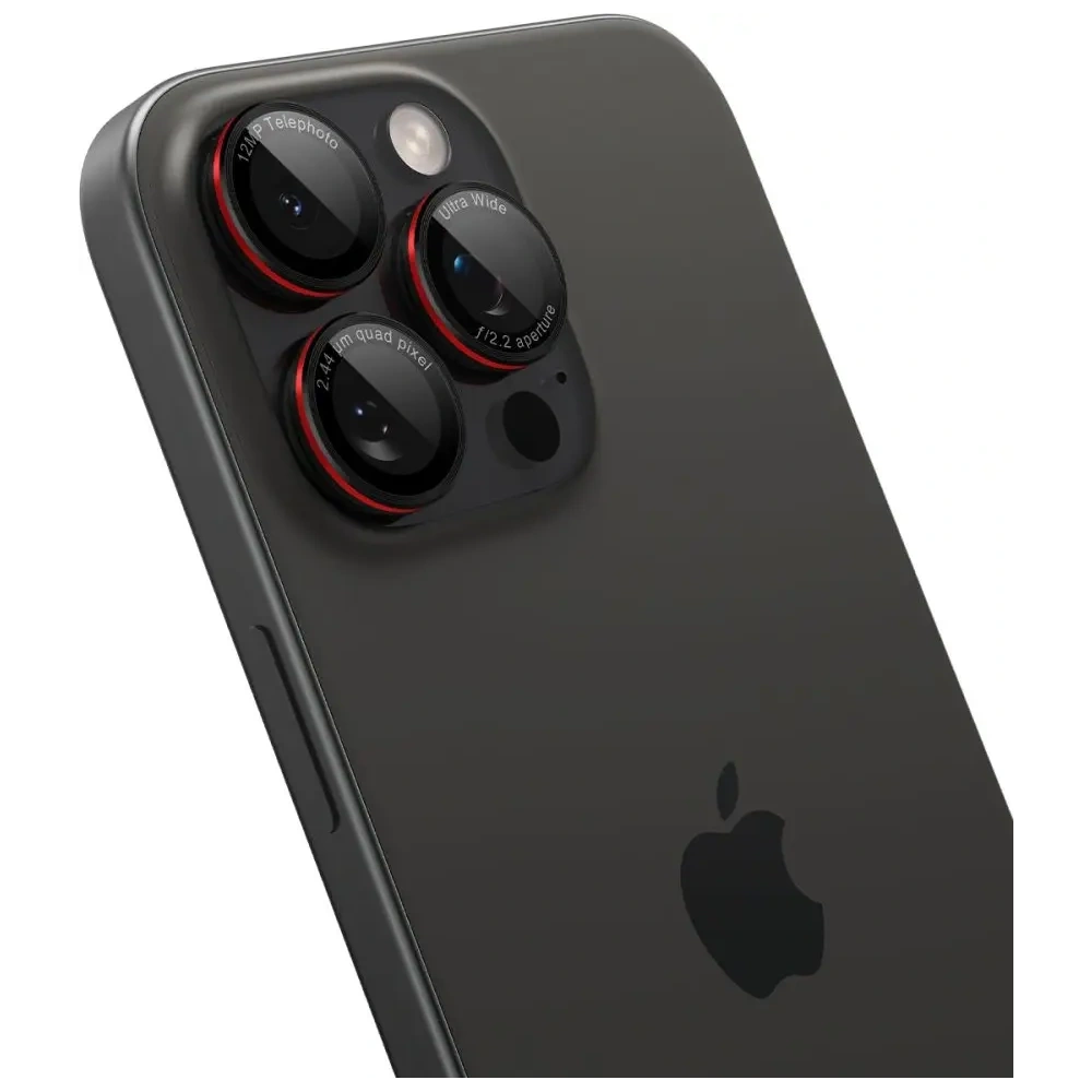 Hurtownia GSM - Szkło hartowane na aparat Spigen Optik Pro L-Series GLAS.tR ez Fit Camera Protector Apple iPhone 14 Pro / Pro Max / 15 Pro / Pro Max / 16 Pro / 16 Pro Max Black [2 PACK] - SPN16448 - {ean13} - Hurt