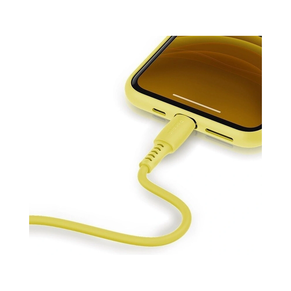 Hurtownia GSM - Kabel USB-C do Lightning Baseus Colourful, PD, 18W, 1.2m (żółty) - BSU1009YEL - {ean13} - Hurt