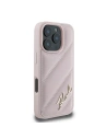 Hurtownia GSM - Etui Karl Lagerfeld KLHCP16XPQDSMGP Apple iPhone 16 Pro Max hardcase Quilted Signature różowy - KLD21676 - {ean13} - Hurt