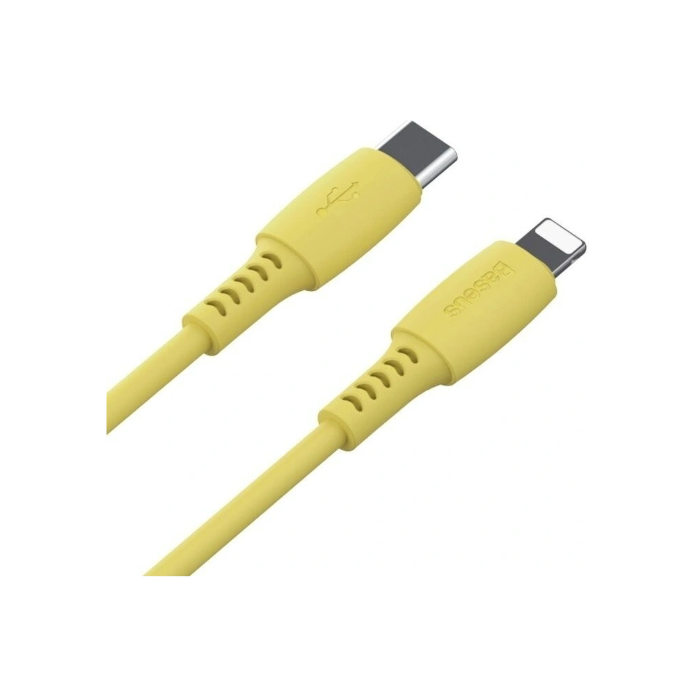 Hurtownia GSM - Kabel USB-C do Lightning Baseus Colourful, PD, 18W, 1.2m (żółty) - BSU1009YEL - {ean13} - Hurt