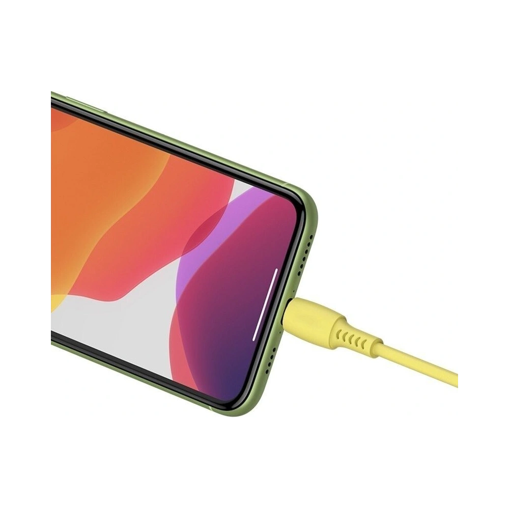 Hurtownia GSM - Kabel USB-C do Lightning Baseus Colourful, PD, 18W, 1.2m (żółty) - BSU1009YEL - {ean13} - Hurt