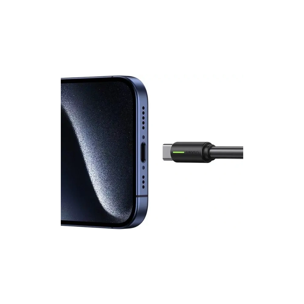 Hurtownia GSM - Kabel USAMS YU Series USB-A / USB-C 3A 1m czarny - USA1191 - {ean13} - Hurt