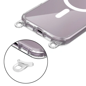 Etui Tech-Protect Flexair Chain MagSafe Apple iPhone 16 Black & Taupe - iPhone 16 - Tech-Protect