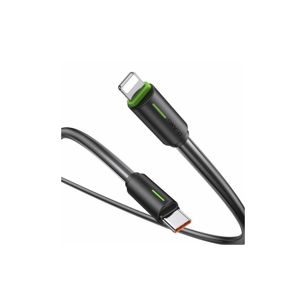 Hurtownia GSM - Kabel USAMS YU Series USB-C / Lightning 30W 1m czarny - USA1192 - {ean13} - Hurt