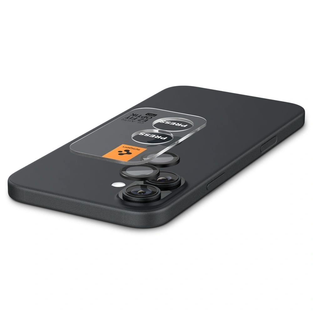 Hurtownia GSM - Spigen GLAS.tR Ez Fit Optik Pro Kamera Schutz Apple iPhone 16 / 16 Plus Schwarz [2 PACK] - SPN16451 - {ean13} - Hurt