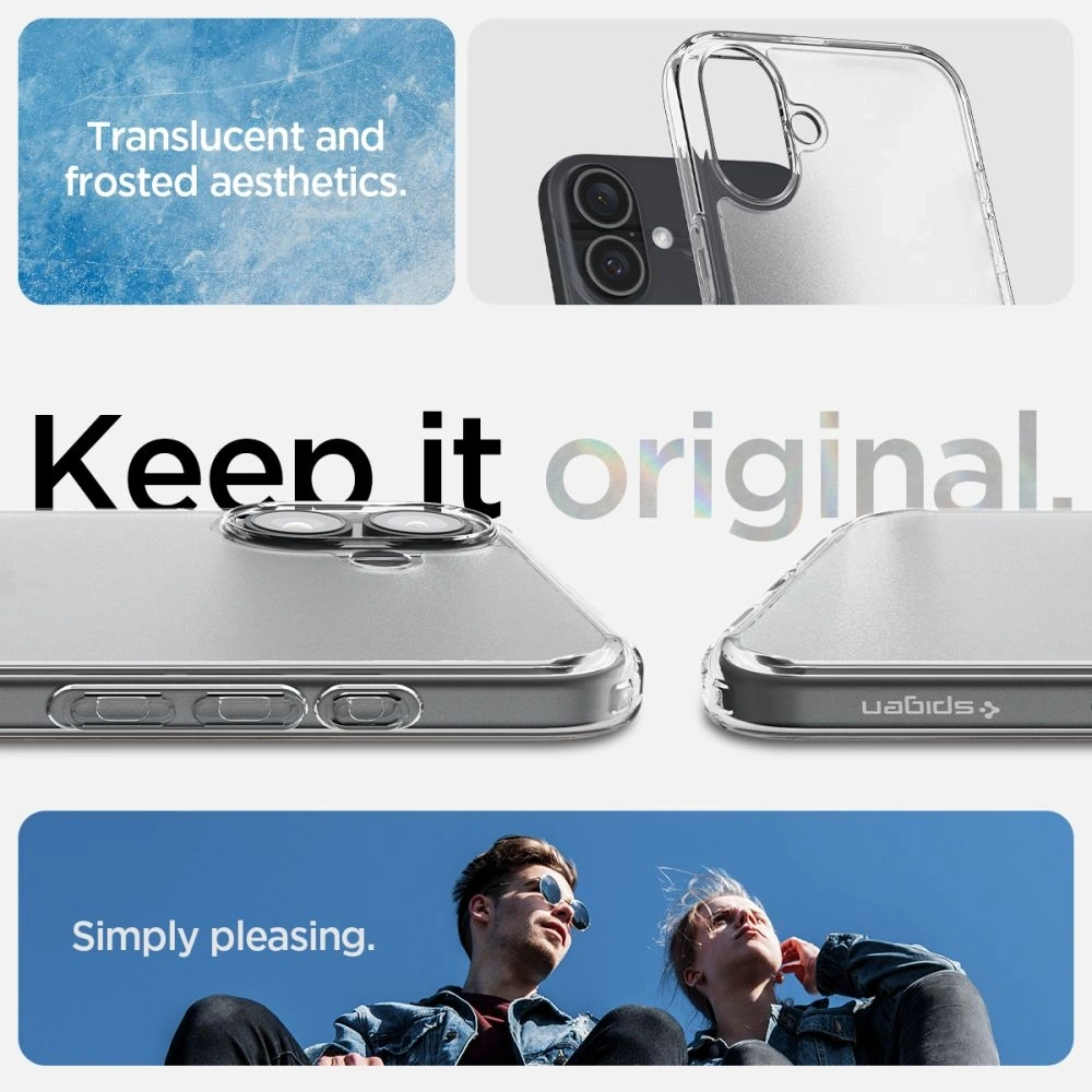 Hurtownia GSM - Etui Spigen Ultra Hybrid Apple iPhone 16 Frost Clear - SPN16454 - {ean13} - Hurt
