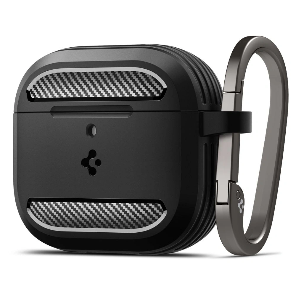 Wholesale Spigen Rugged Armor Apple AirPods 4 Matte Black - SPN16455 - {ean13} - Hurt