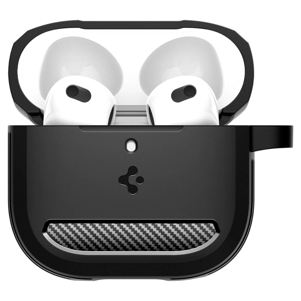 Wholesale Spigen Rugged Armor Apple AirPods 4 Matte Black - SPN16455 - {ean13} - Hurt