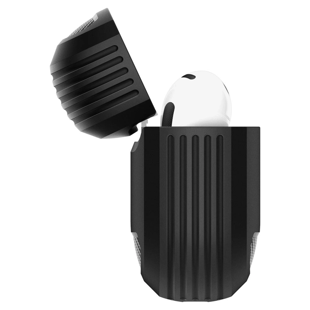 Wholesale Spigen Rugged Armor Apple AirPods 4 Matte Black - SPN16455 - {ean13} - Hurt