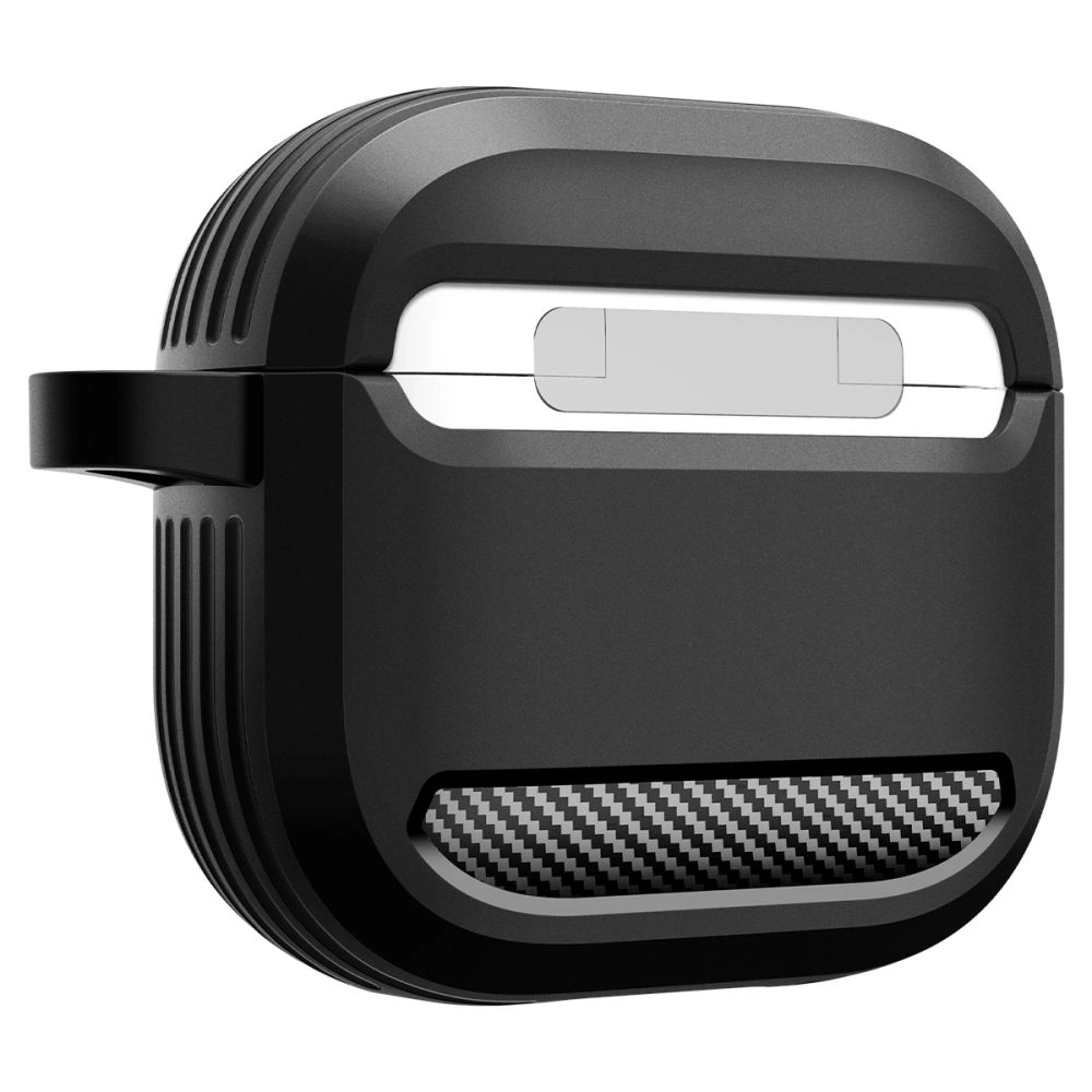 Wholesale Spigen Rugged Armor Apple AirPods 4 Matte Black - SPN16455 - {ean13} - Hurt