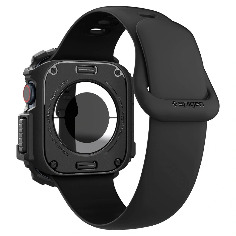 Hurtownia GSM - Etui Spigen Rugged Armor Apple Watch 10 42mm Matná Černá - SPN16456 - {ean13} - Hurt