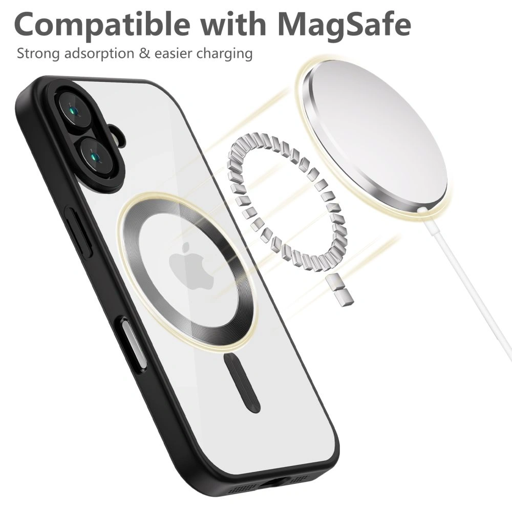 Hurtownia GSM - Etui Tech-Protect MagFlex MagSafe Apple iPhone 16 Satin Black - THP3180 - {ean13} - Hurt