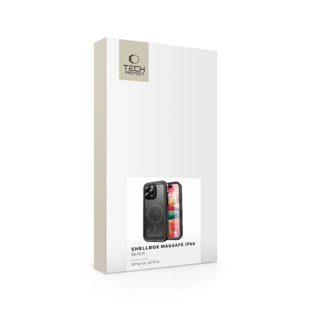 Hurtownia GSM - Tech-Protect ShellBox MagSafe IP68 Apple iPhone 16 Pro Negru - THP3186 - {ean13} - Hurt