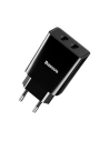 Hurtownia GSM - Ładowarka sieciowa Baseus Speed Mini Dual Charger, 2x USB, 2A, 10,5W (czarna) - BSU1014BLK - {ean13} - Hurt