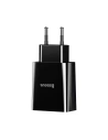 Hurtownia GSM - Ładowarka sieciowa Baseus Speed Mini Dual Charger, 2x USB, 2A, 10,5W (czarna) - BSU1014BLK - {ean13} - Hurt